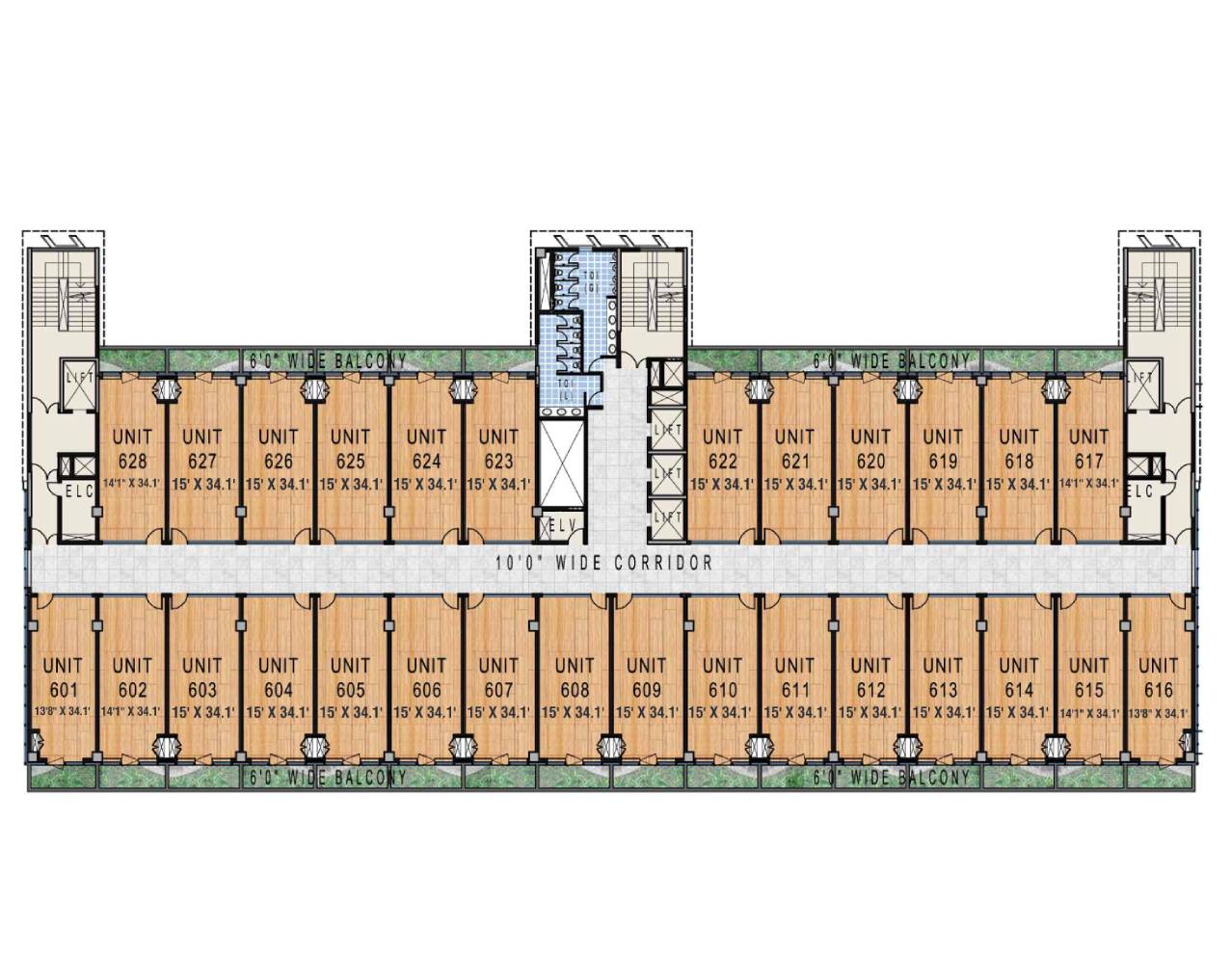 Fintech Square floor plan layout